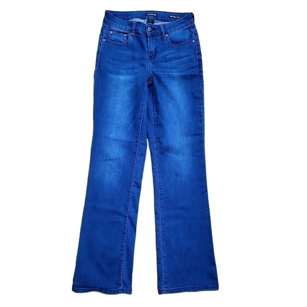 Needle & Cloth size 4 slim boot cut blue jeans RN# 59775